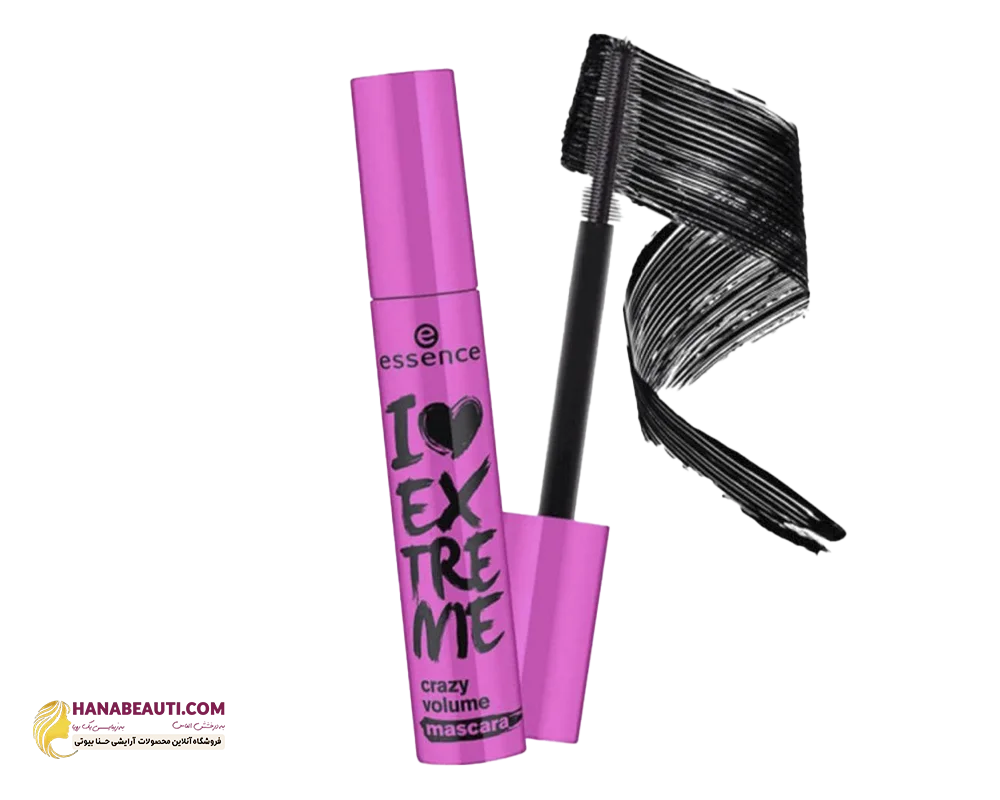 ریمل حجم دهنده اسنس مدل I Love Extreme Crazy Volume رنگ صورتی