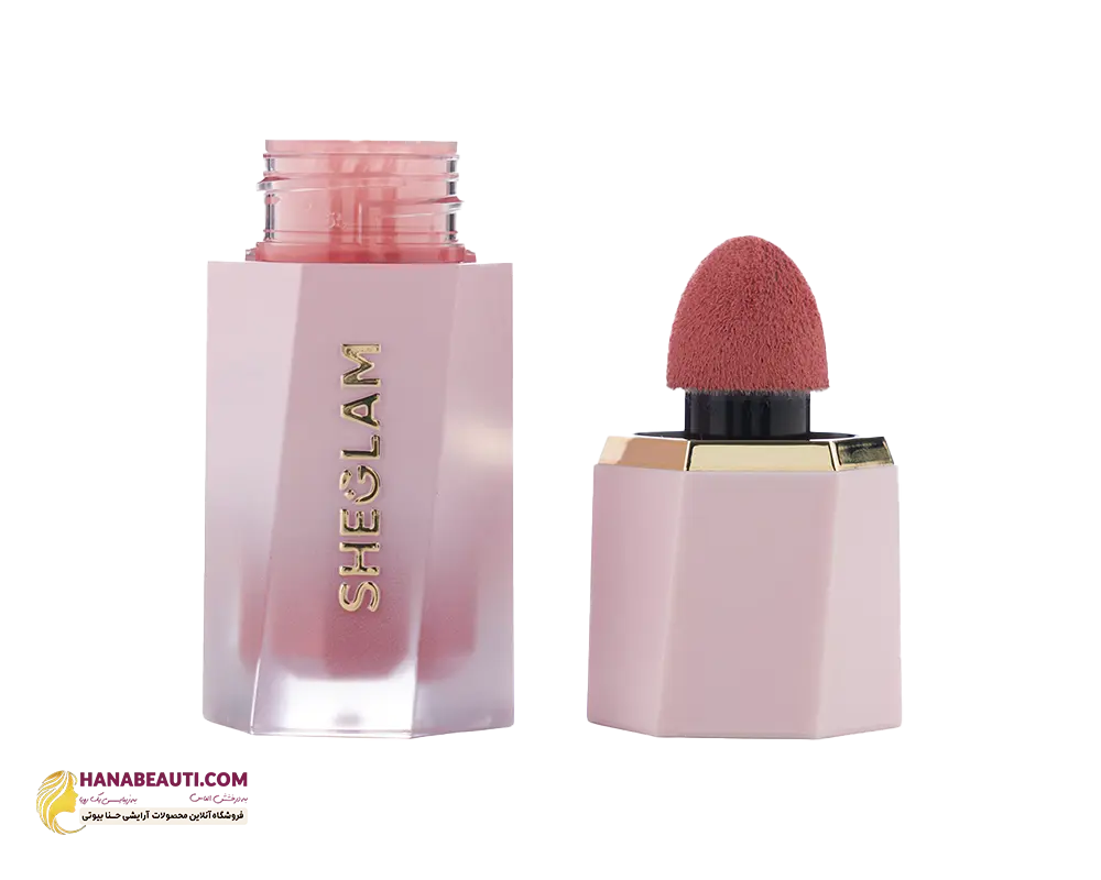 رژگونه مایع شیگلم مات مدل Liquid Blush Matte رنگ Love Pink