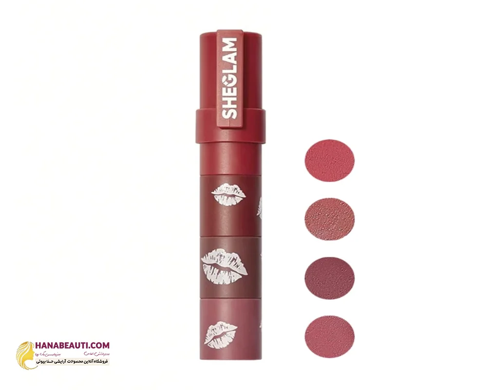 رژ لب چهار تکه شیگلم مدل Petal Stack