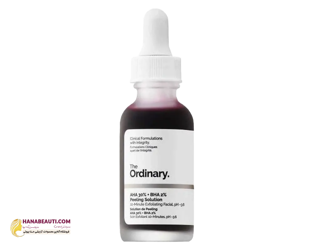 سرم پیلینگ سولوشن حاوی AHA 30% و BHA 2% حجم 30 میلی لیتر