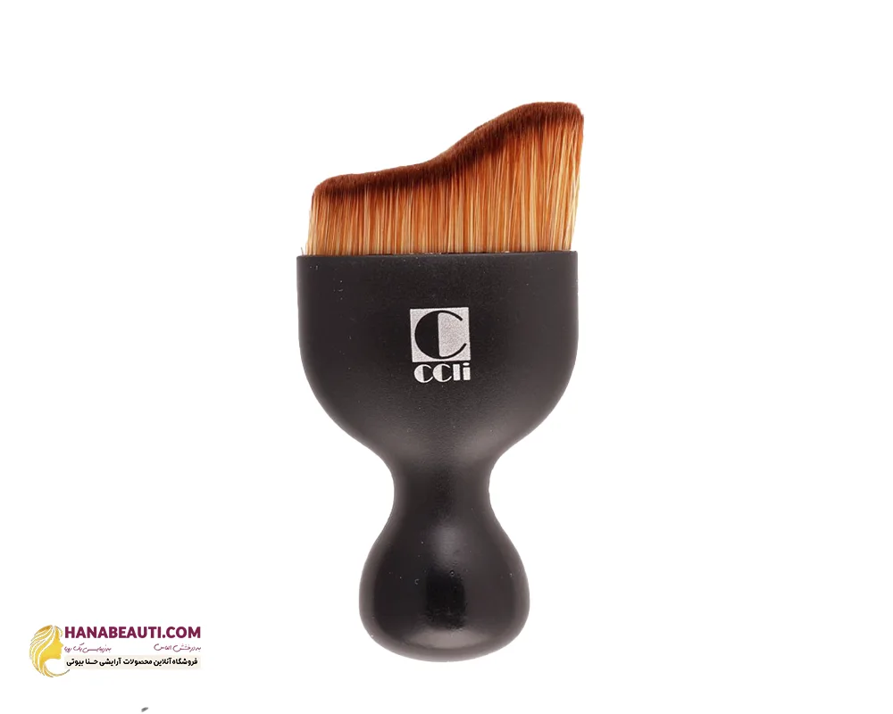 براش کرم پودری سی سی لی CCLI مدل پایه کوتاه سر کج