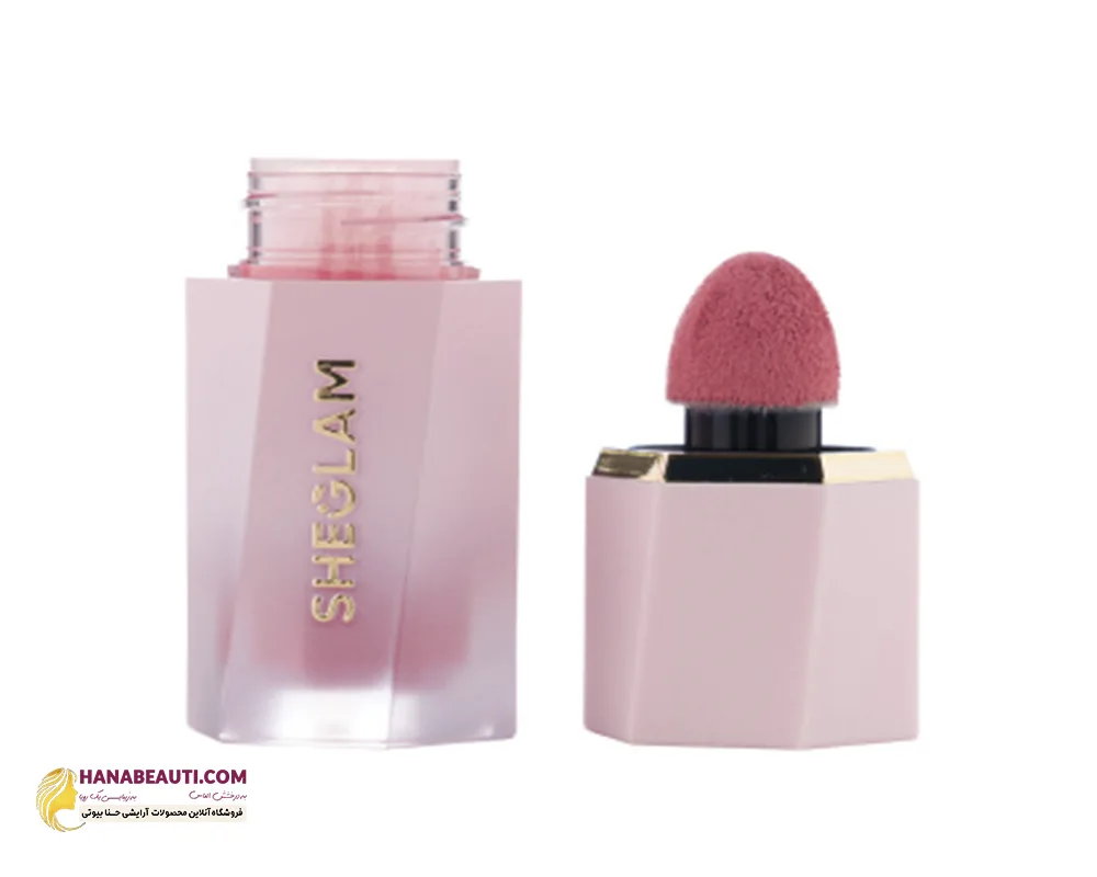 رژگونه مایع شیگلم مات مدل Liquid Blush Matte رنگ Love cake