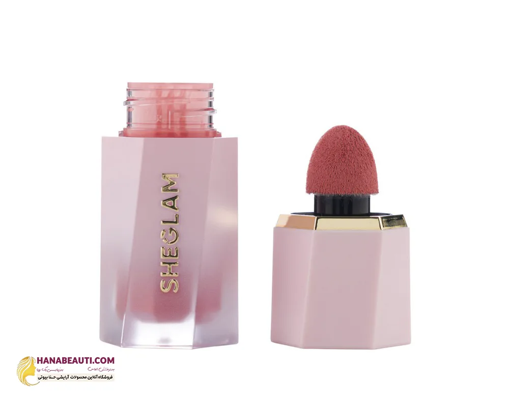 رژگونه مایع شیگلم مات مدل Liquid Blush Matte رنگ On Point
