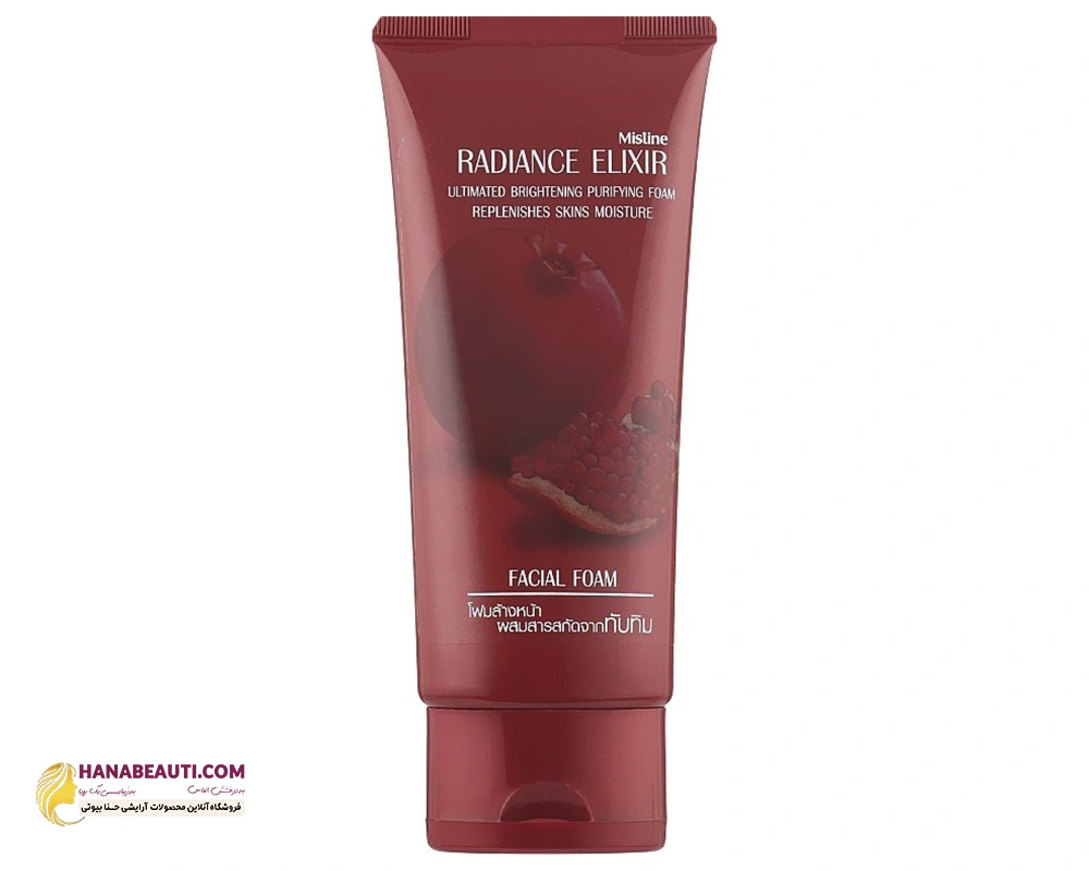 فوم شوینده و روشن کننده صورت انار میستین Mistine Radiance Elixir 