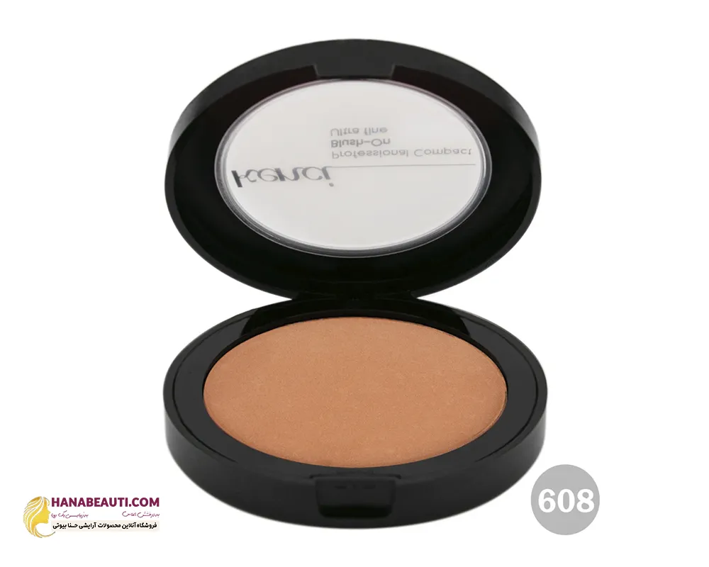 رژگونه کنسی مدل Ultra Fine مخملی و بادوام شماره 608 رنگ آجری روشن