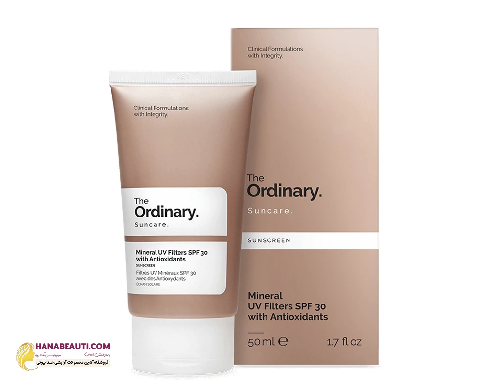 کرم ضد آفتاب اوردینری The Ordinary مدل مینرال SPF 30 اصل 